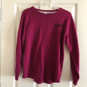 Burgundy Pink Sweatshirt